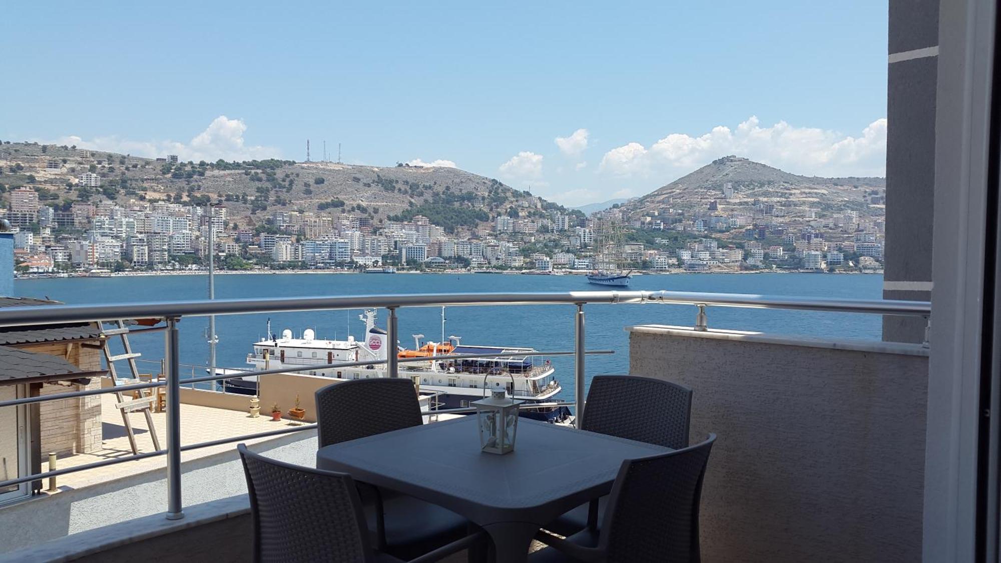Apartamento Port Side Sarandë Habitación foto